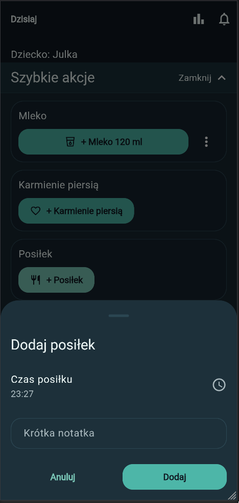 Posiłki i notatki