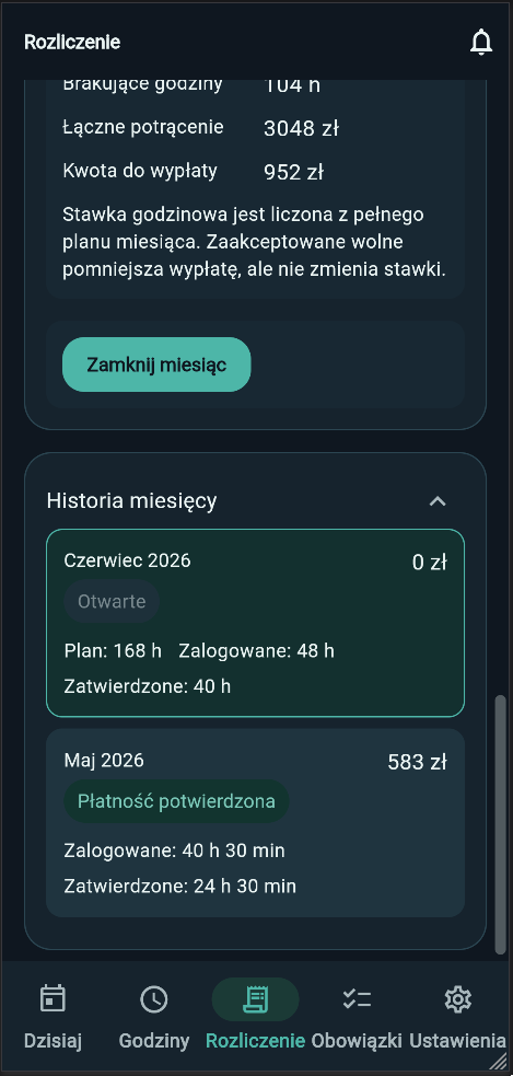 Rozliczenia